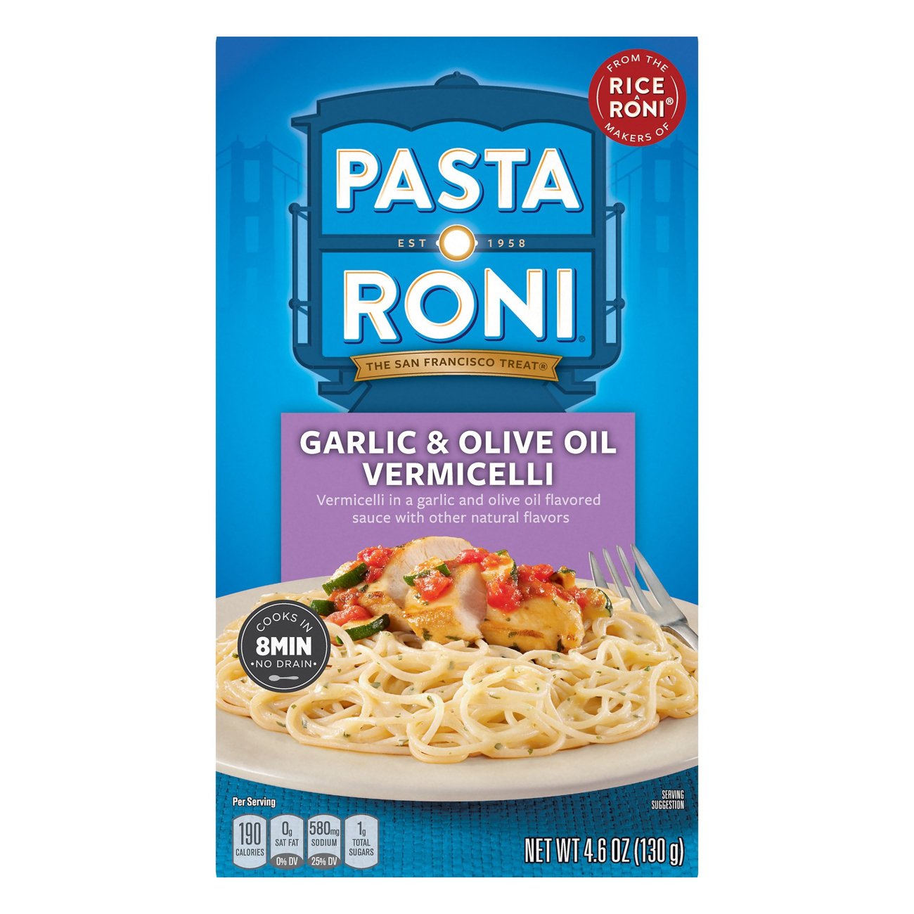 Pasta Roni Garlic and Olive Oil Vermicelli Shop Pantry Meals at HEB