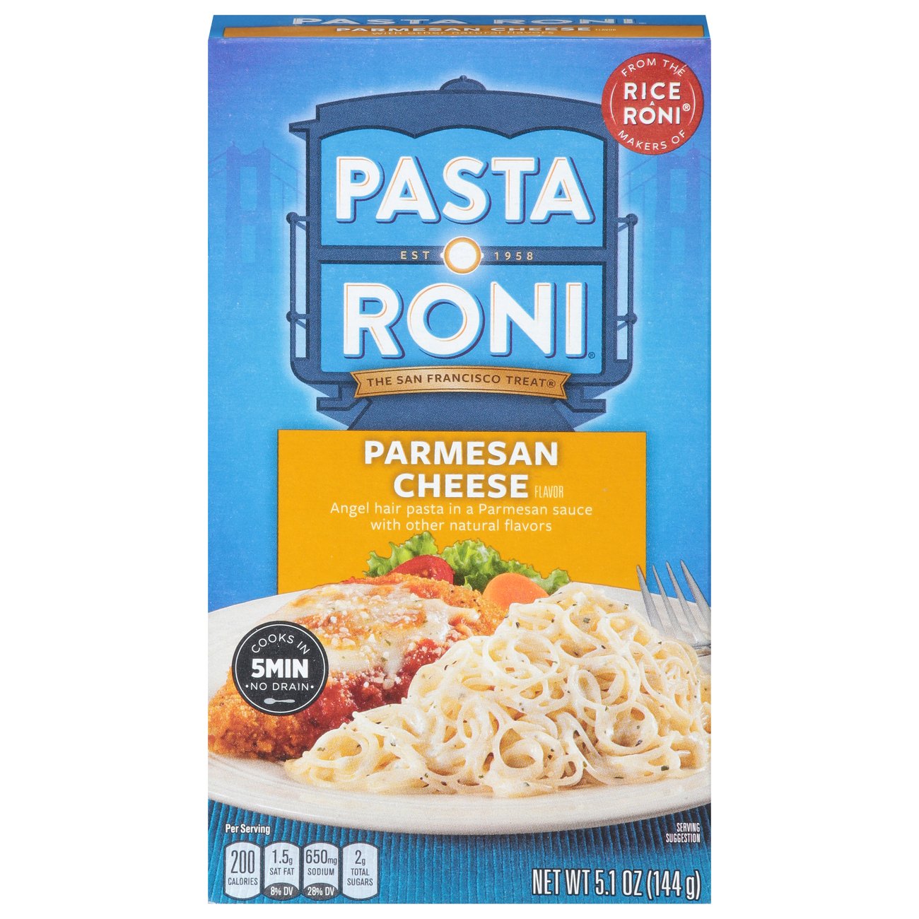 Pasta Roni Parmesan Cheese Angel Hair Pasta - Shop Pantry Meals at H-E-B