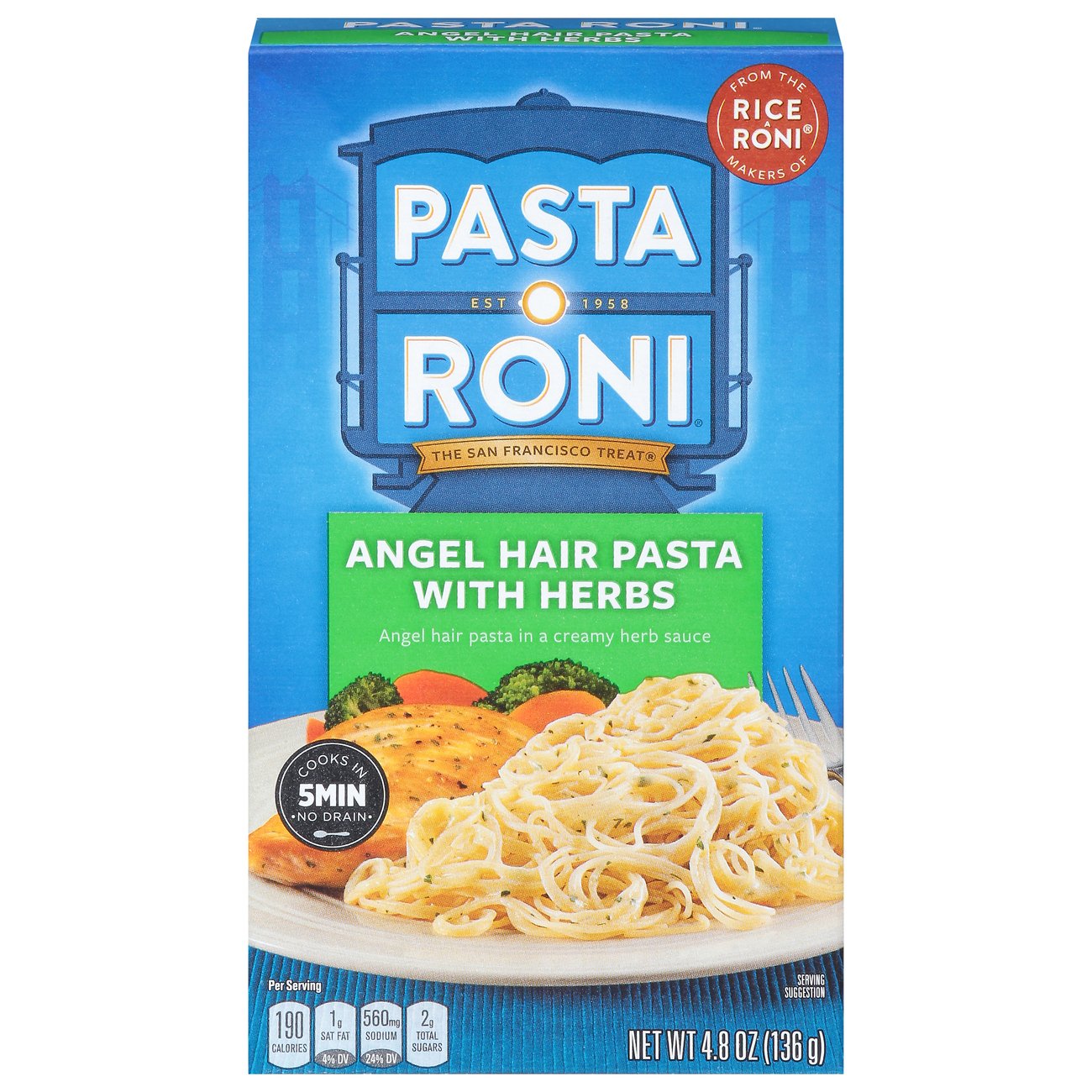 Pasta Roni Angel Hair Pasta with Herbs Shop Pantry meals at HEB