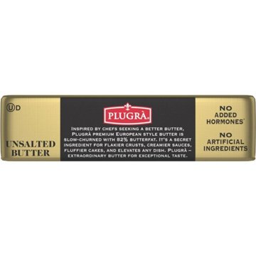Plugra Premium European Style Unsalted Butter, 8 oz