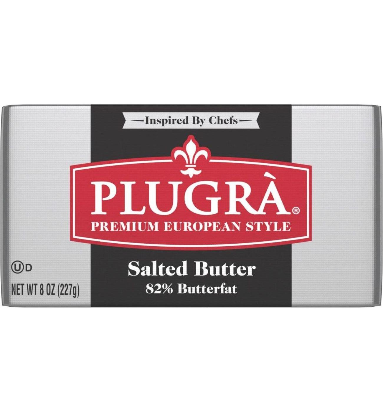 Plugra Premium European Style Salted Butter; image 1 of 6