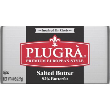 Plugra Premium European Style Salted Butter, 8 oz