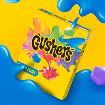 Gushers Tropical Flavors Fruit Snacks, 6 ct