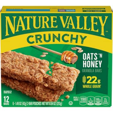 Nature Valley Crunchy Oats 'n Honey Granola Bars, 6 ct