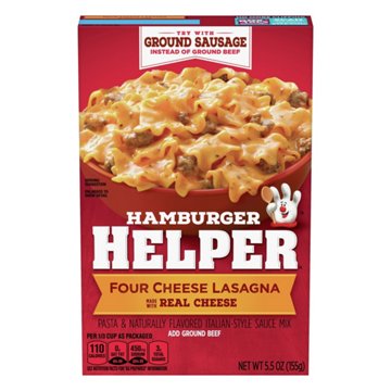 Hamburger Helper Four Cheese Lasagna, 5.5 oz