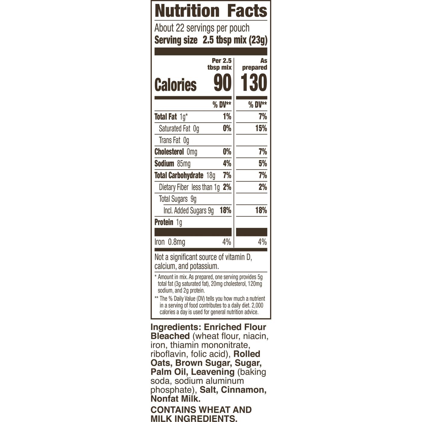 Betty Crocker Oatmeal Cookie Mix; image 3 of 3