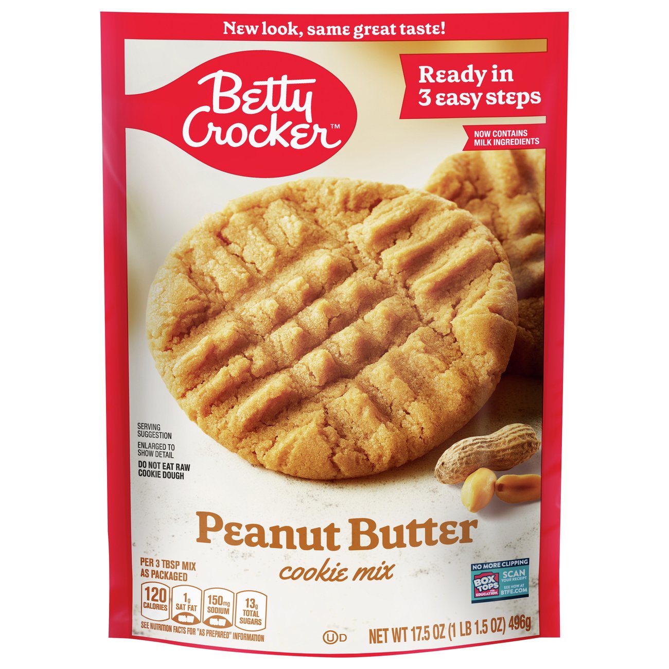 Betty Crocker Peanut Butter Cookie Mix - Shop Baking Mixes at H-E-B