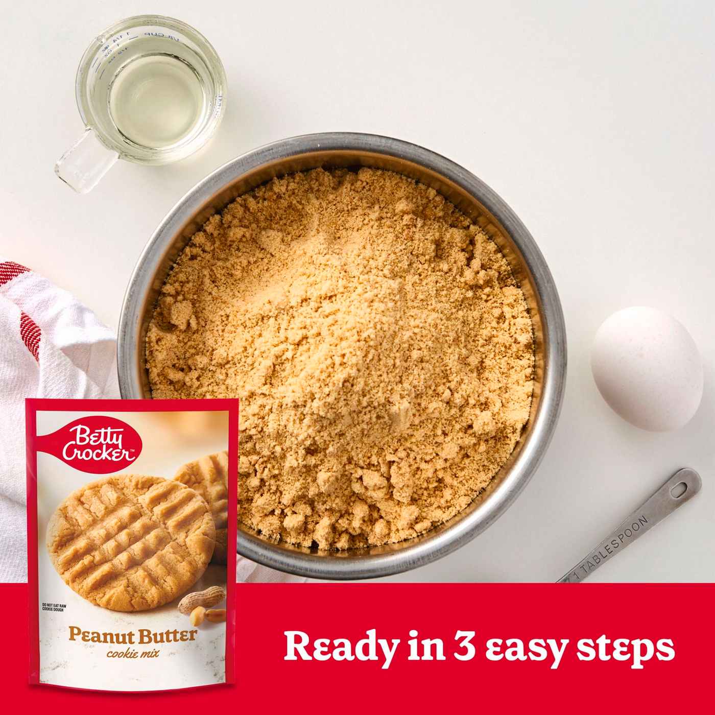 Betty Crocker Peanut Butter Cookie Mix; image 6 of 6