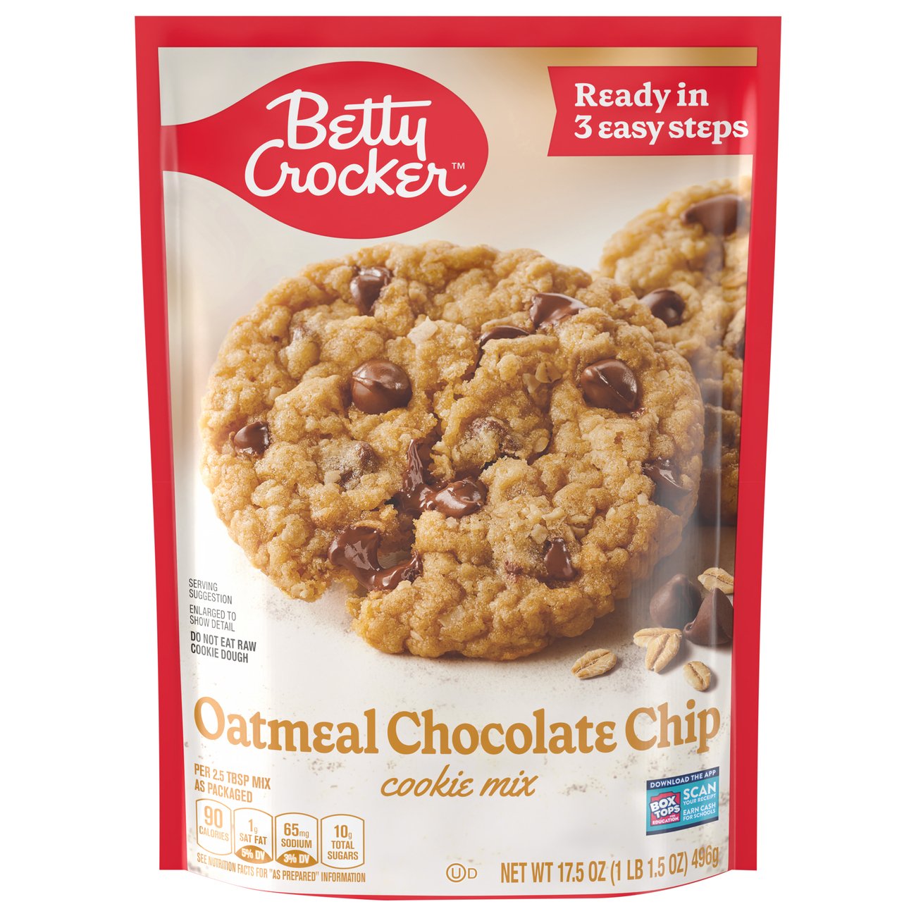 Betty Crocker Oatmeal Chocolate Chip Cookie Mix Shop Baking Mixes at