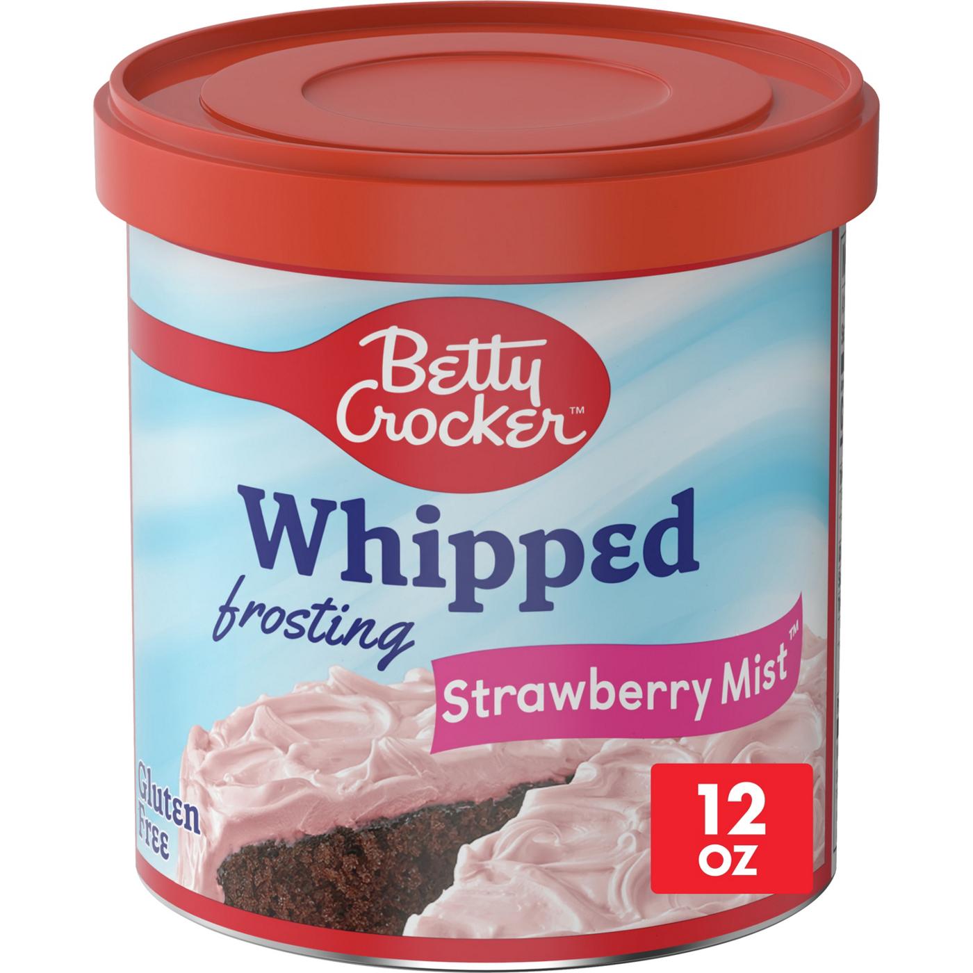 Betty Crocker Whipped Strawberry Mist Frosting; image 1 of 3