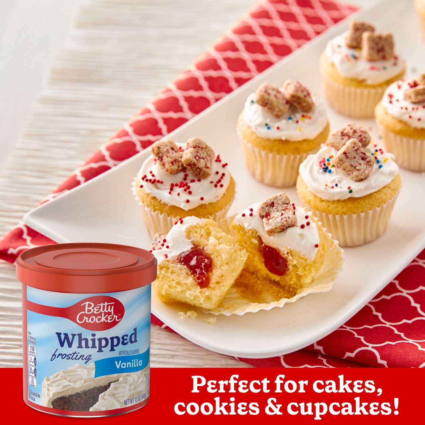 Betty Crocker Whipped Vanilla Frosting; image 3 of 6