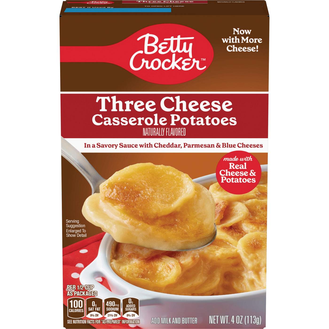 Betty Crocker Three Cheese Potatoes; image 1 of 2