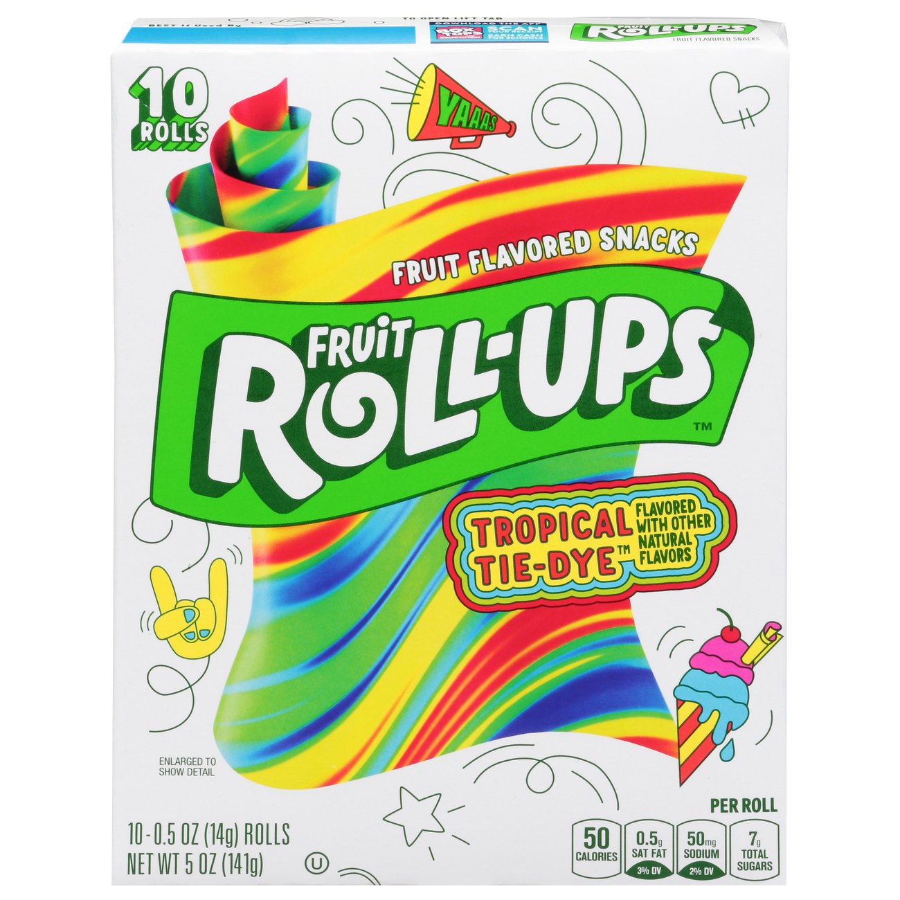 Betty Crocker Fruit Roll Ups Berry Fruit Flavoured Snacks