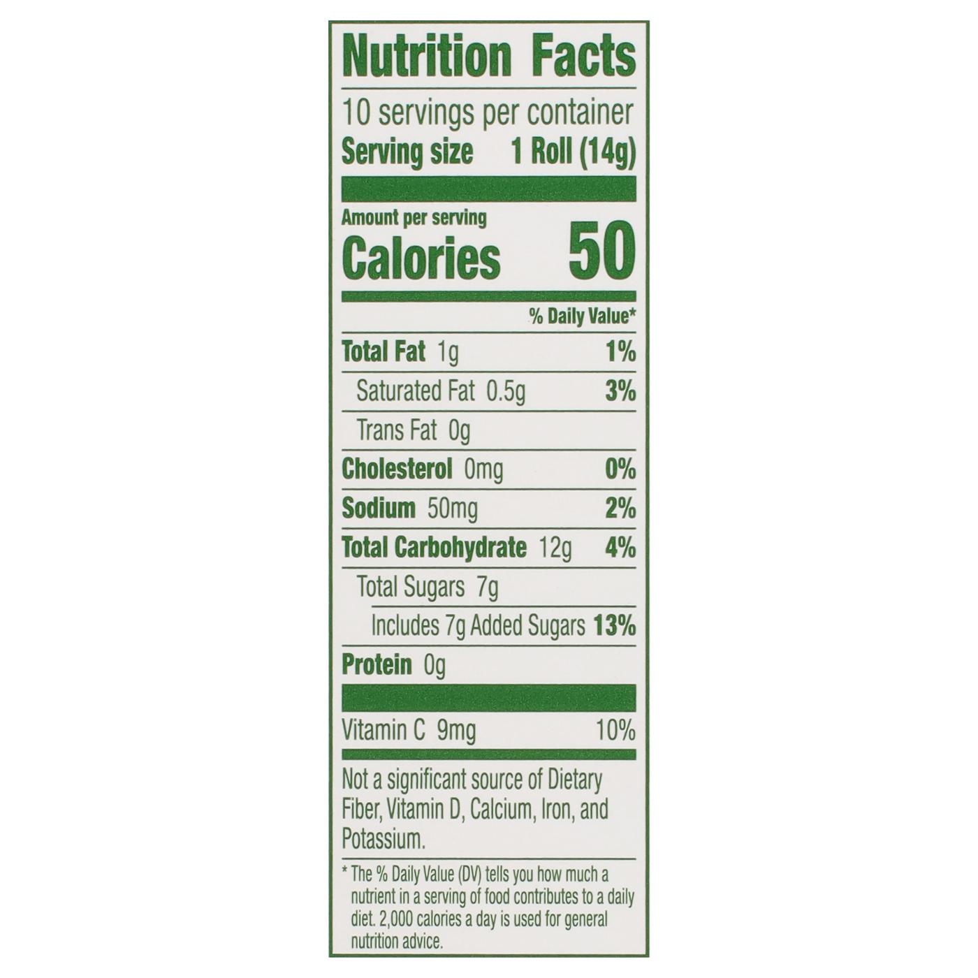 Fruit Roll-Ups Tropical Tie-Dye Fruit Snacks; image 3 of 3