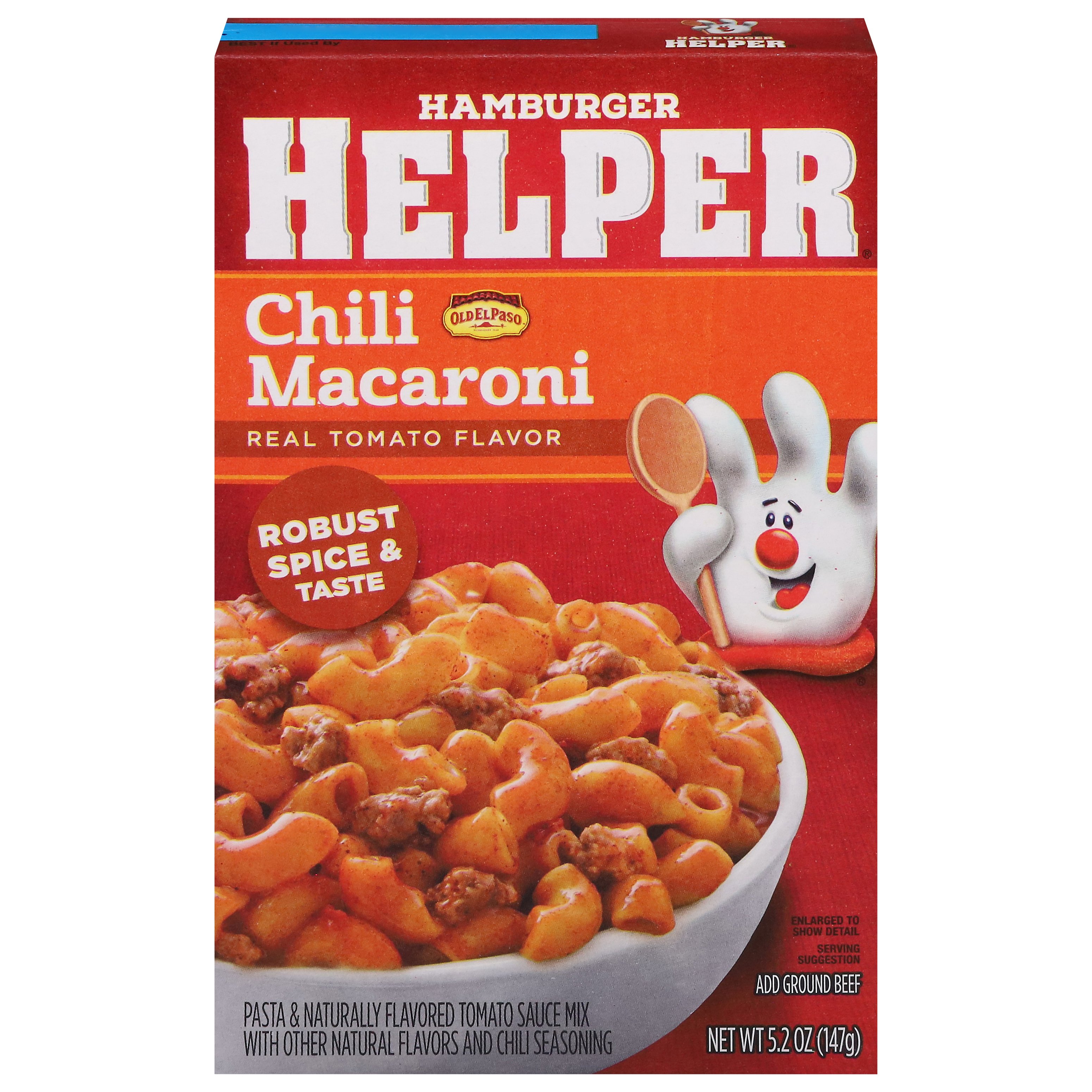 Macaroni With Hamburger Helper Sauce’S And Chili