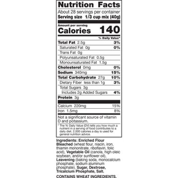 Bisquick Heart Smart Pancake & Baking Mix, 40 oz