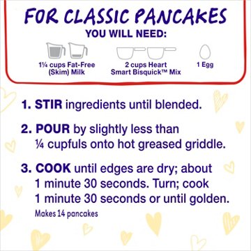 Bisquick Heart Smart Pancake & Baking Mix, 40 oz