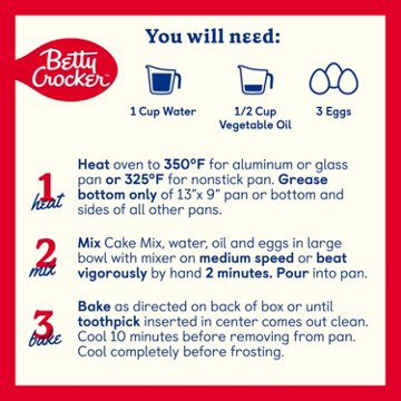 Betty Crocker Super Moist Devil's Food Cake Mix, 13.25 oz