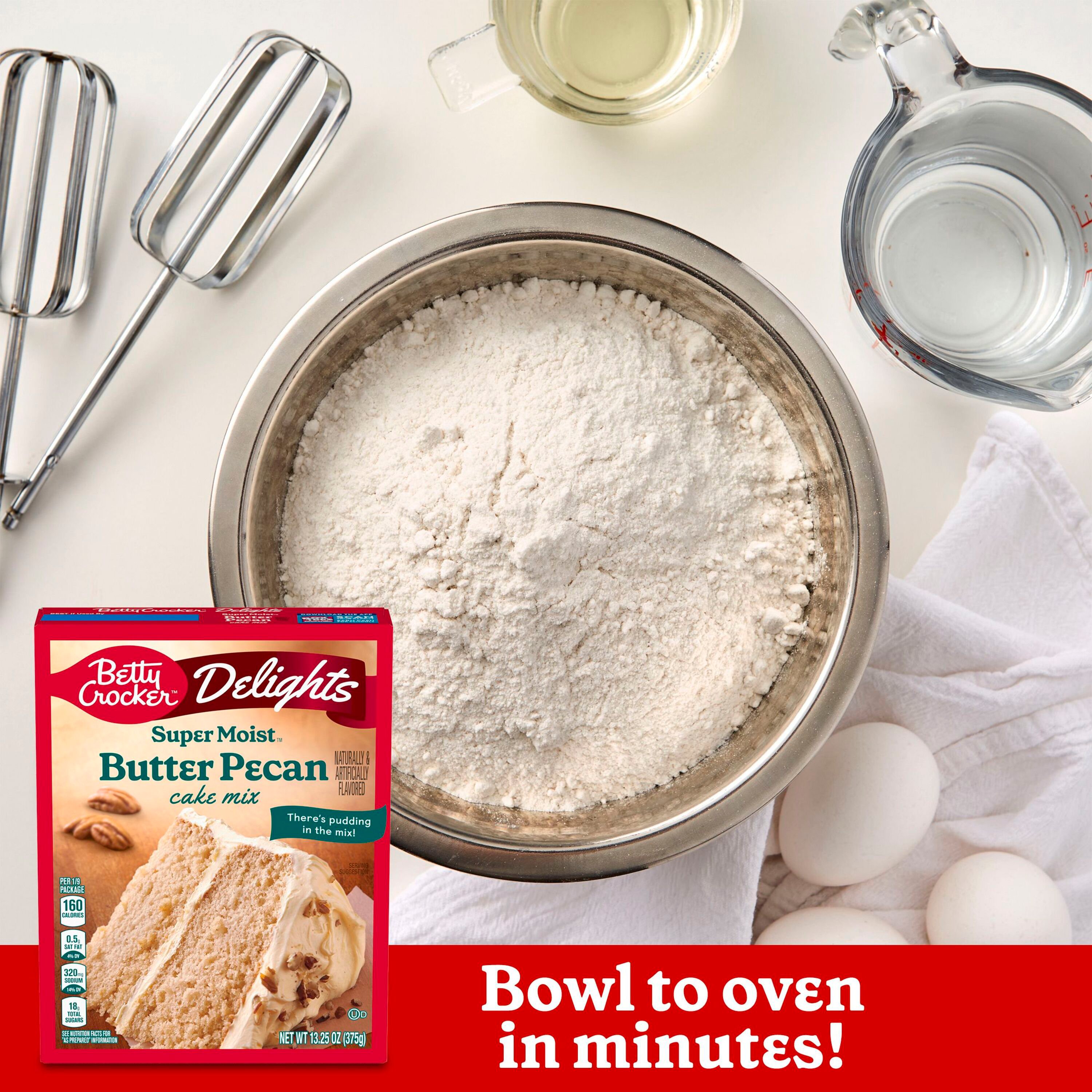 Betty Crocker Super Moist Butter Pecan Cake Mix - Shop Baking
