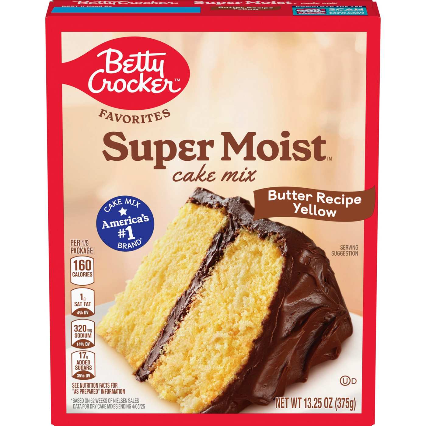 Betty Crocker Super Moist Butter Yellow Cake Mix; image 1 of 6