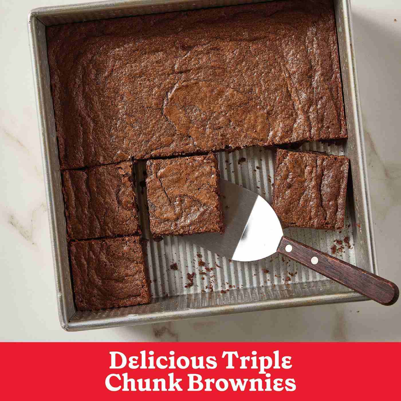 Betty Crocker Supreme Triple Chunk Brownie Mix; image 4 of 6