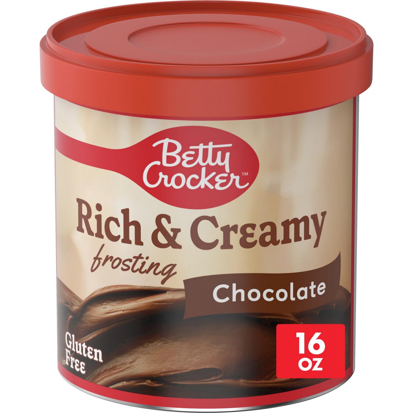 Betty Crocker Rich & Creamy Chocolate Frosting; image 1 of 6