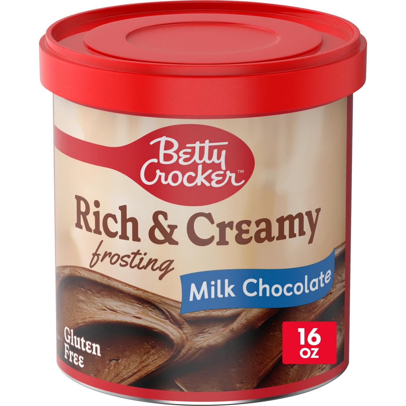 Betty Crocker Rich & Creamy Milk Chocolate Frosting; image 1 of 6