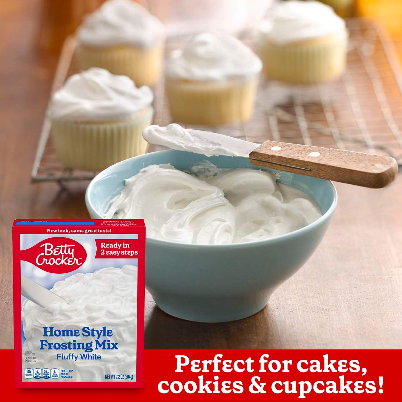 Betty Crocker Home Style Fluffy White Frosting Mix; image 2 of 6