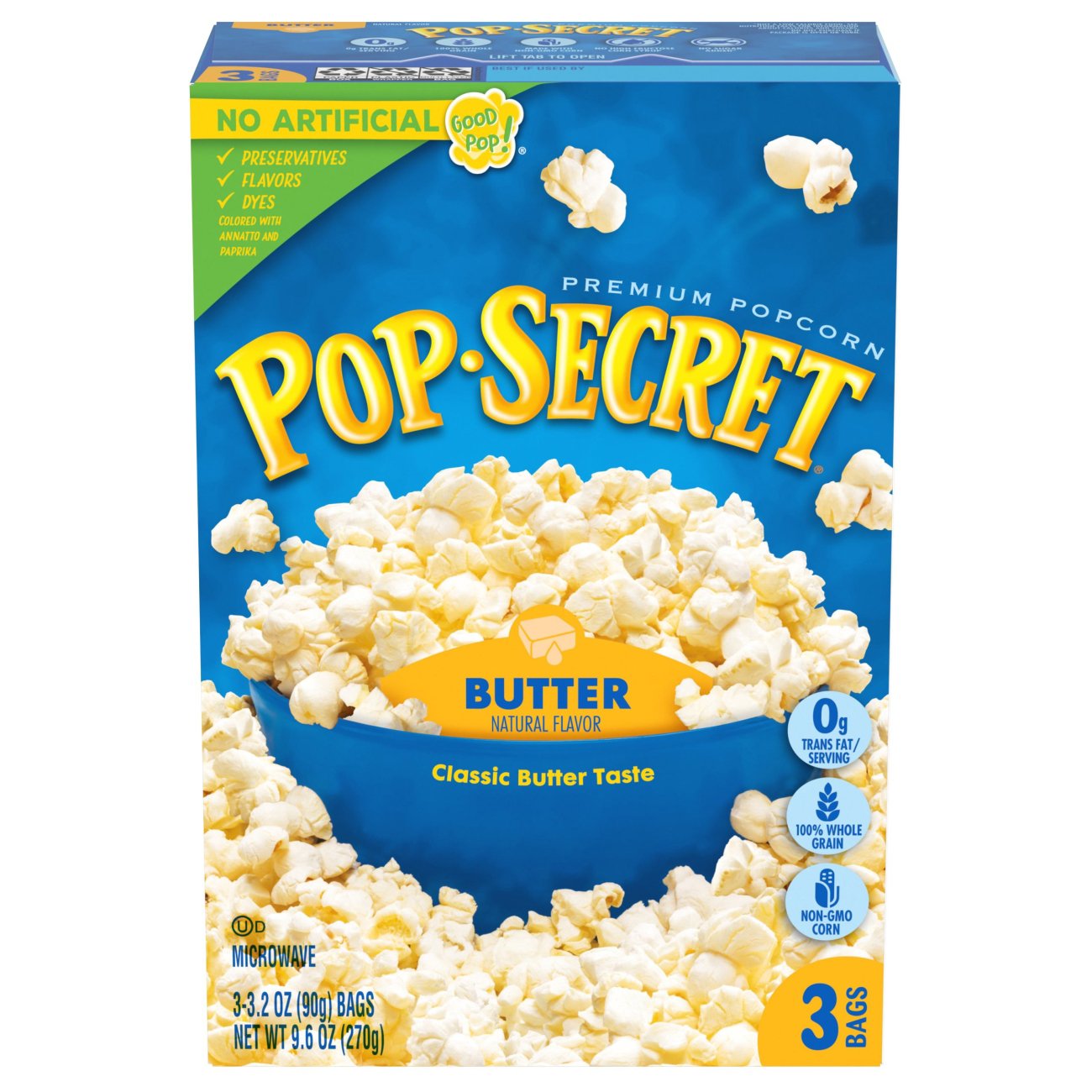 Pop Secret Microwave Butter Premium Pop Corn Shop Popcorn at HEB