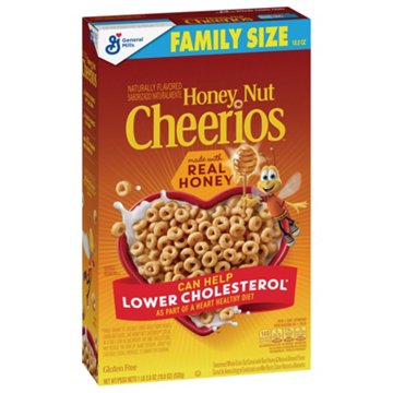 General Mills Honey Nut Cheerios Cereal - Family Size