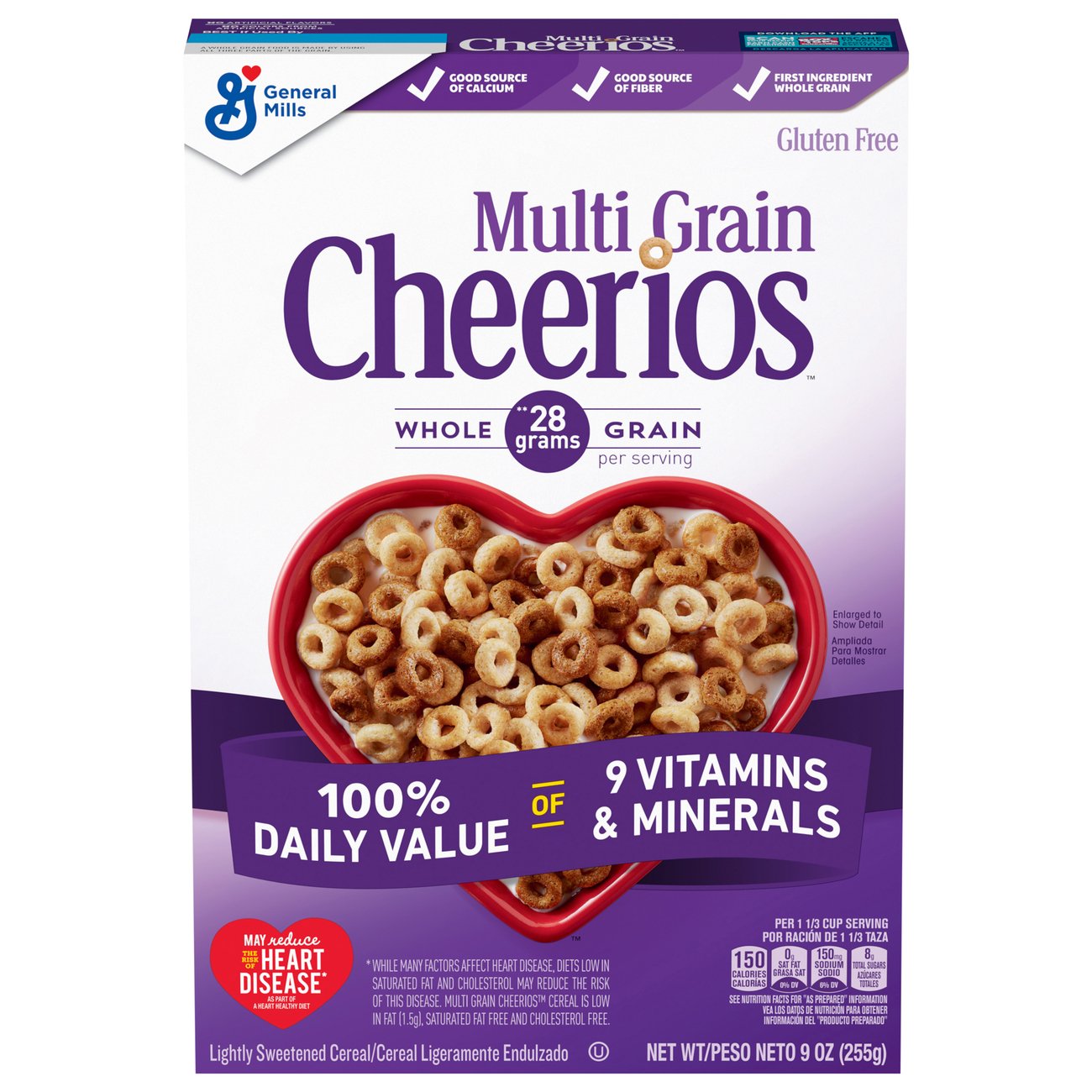 multigrain cheerios nutrition facts