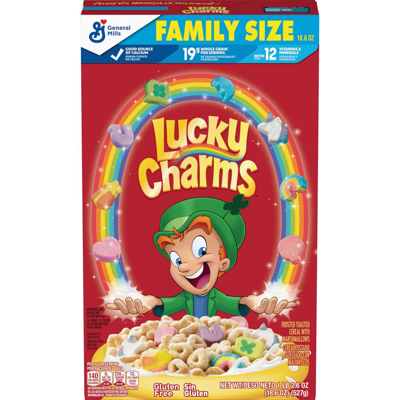 General Mills Lucky Charms Cereal - Family Size; image 1 of 4