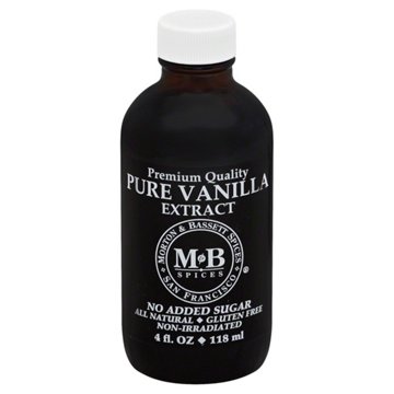 Morton & Bassett Pure Vanilla Extract, 4 oz