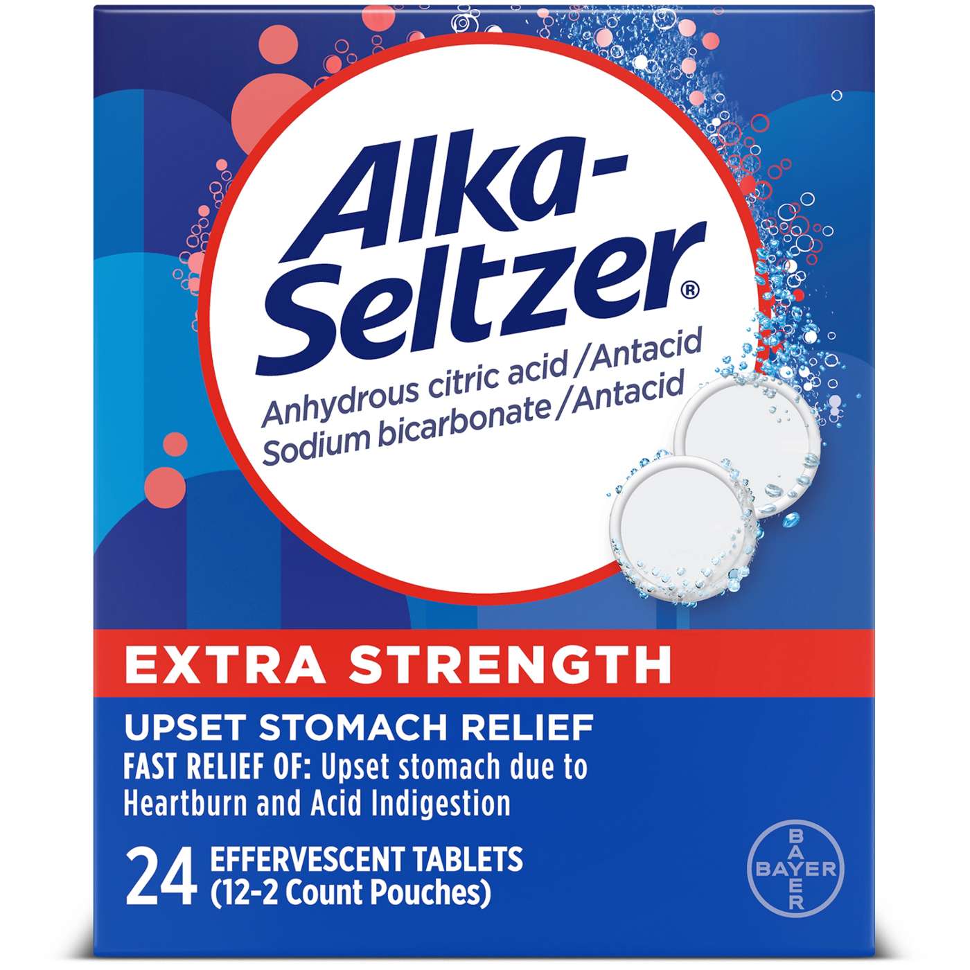 Alka-Seltzer Extra Strength Tablets; image 1 of 10