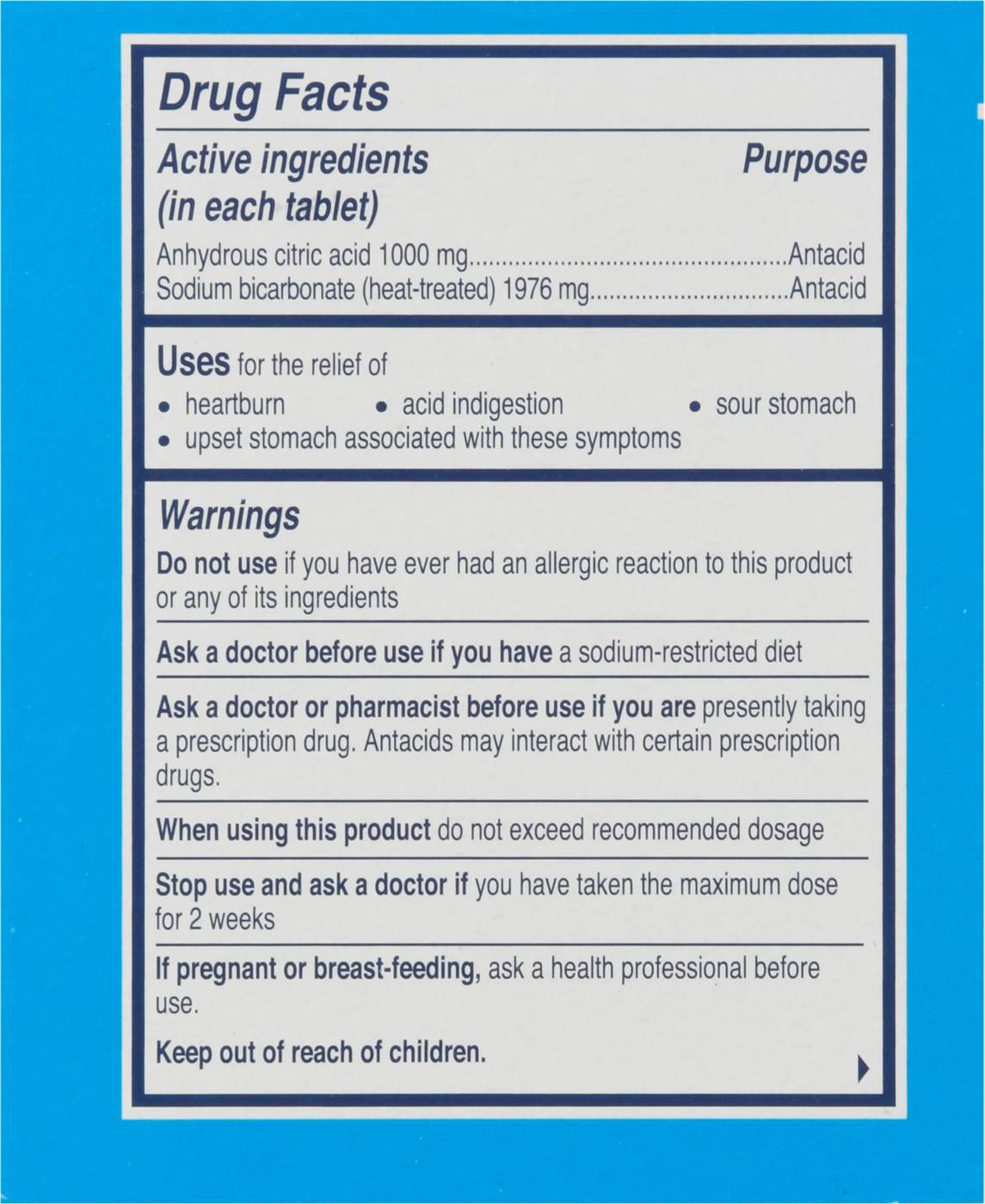 Alka-Seltzer Extra Strength Tablets; image 8 of 10
