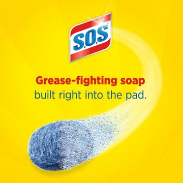 S.O.S Steel Wool Soap Pads, 10 ct