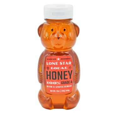 Lone Star Raw & Unfiltered Local Honey, 12 oz