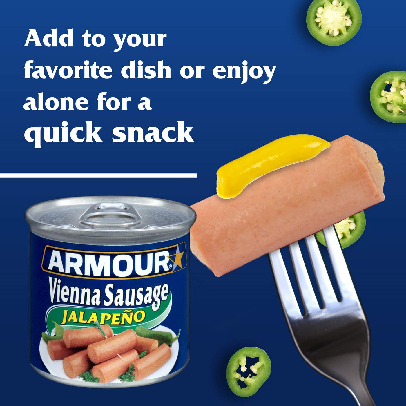 Armour Jalapeno Flavored Vienna Sausage Canned Sausage Shop Meat at HEB