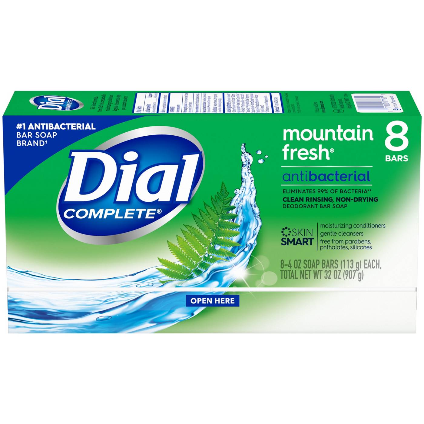 Dial Antibacterial Deodorant Bar Soap, Mountain Fresh; image 7 of 8