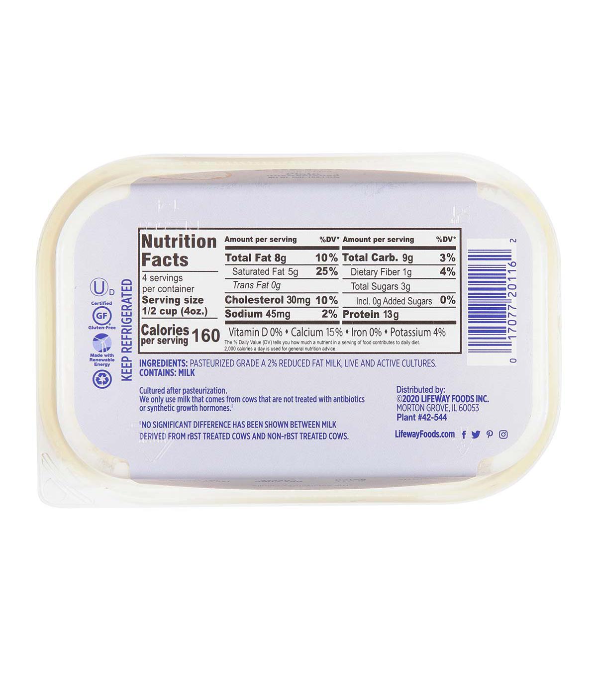 Lifeway Probiotic Farmer Cheese - Plain; image 2 of 2