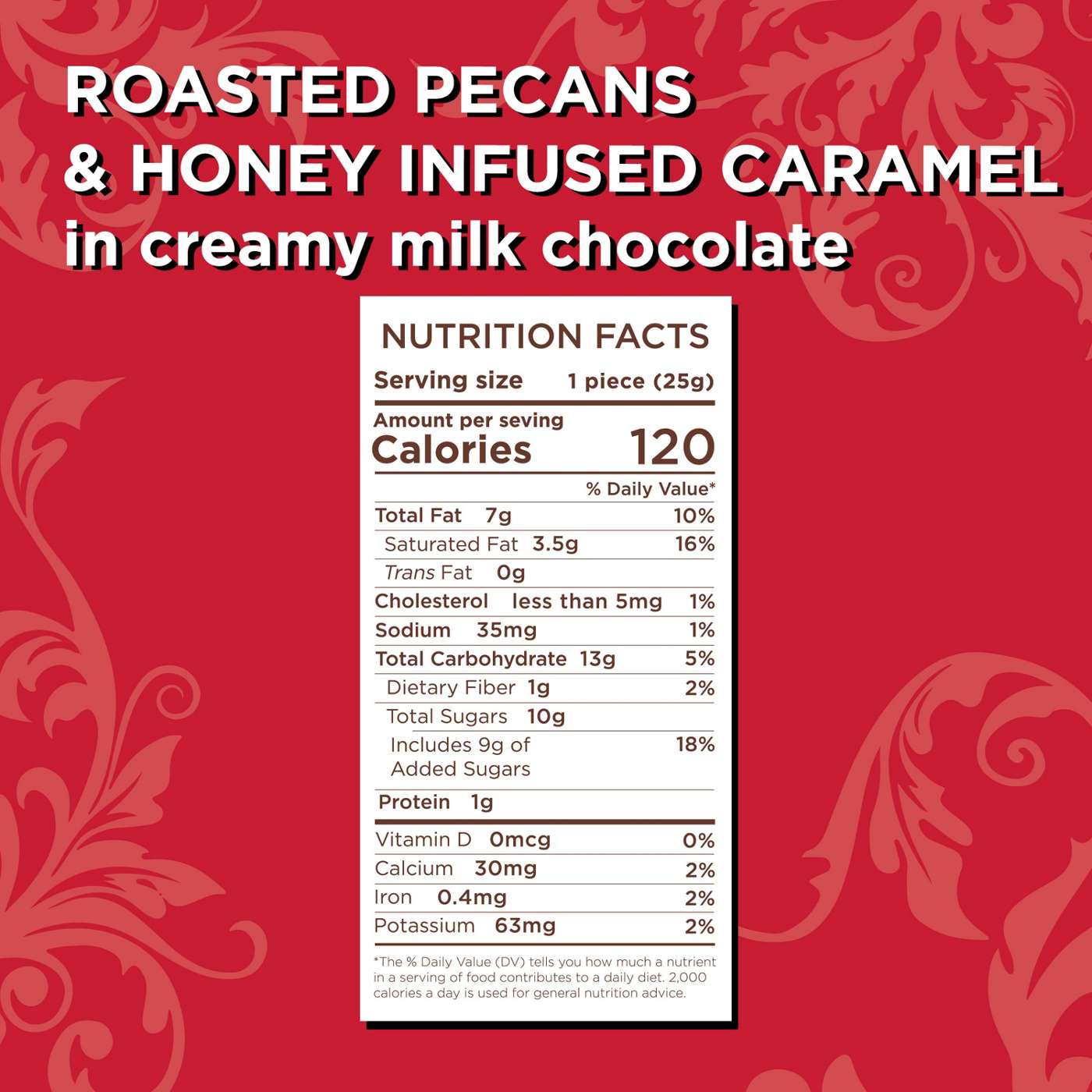 Pangburn's Pecan Delights Milk Chocolate Candy Gift Box; image 2 of 7