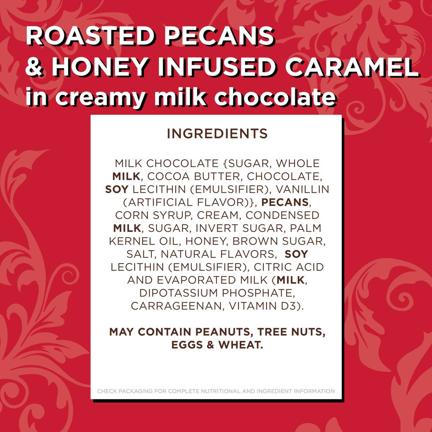 Pangburn's Pecan Delights Milk Chocolate Candy Gift Box; image 5 of 7