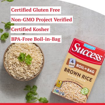 Success Boil-in-Bag Whole Grain Brown Rice