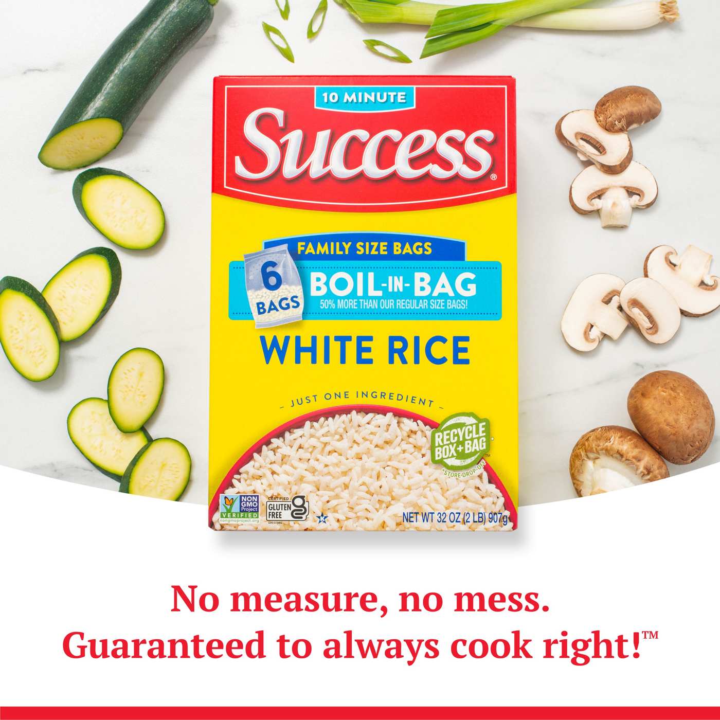 Success Boil-in-Bag White Rice Family Size Bags; image 2 of 7