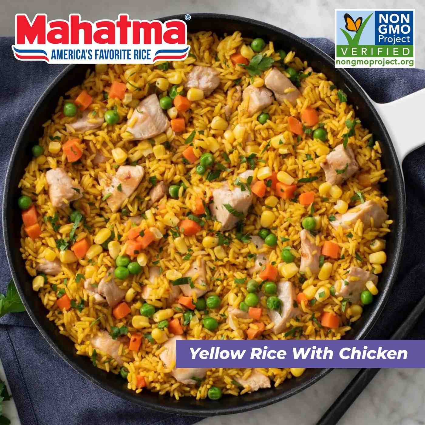 Mahatma Yellow Long Grain Rice; image 3 of 6