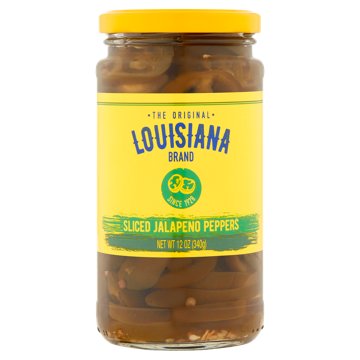 Louisiana Sliced Jalapeno Peppers, 12 oz