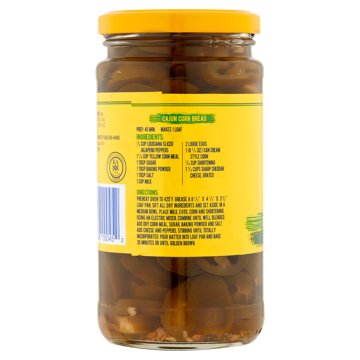 Louisiana Sliced Jalapeno Peppers, 12 oz