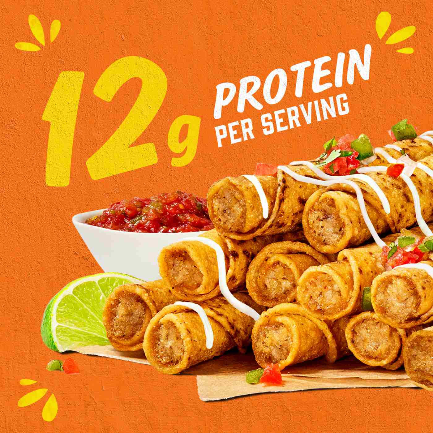 Delimex White Meat Chicken Corn Taquitos, Frozen Appetizer Shop Entrees & sides at HEB