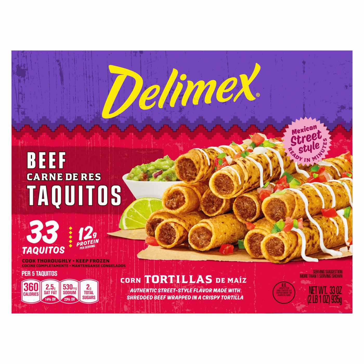 Delimex Beef Corn Taquitos; image 8 of 9