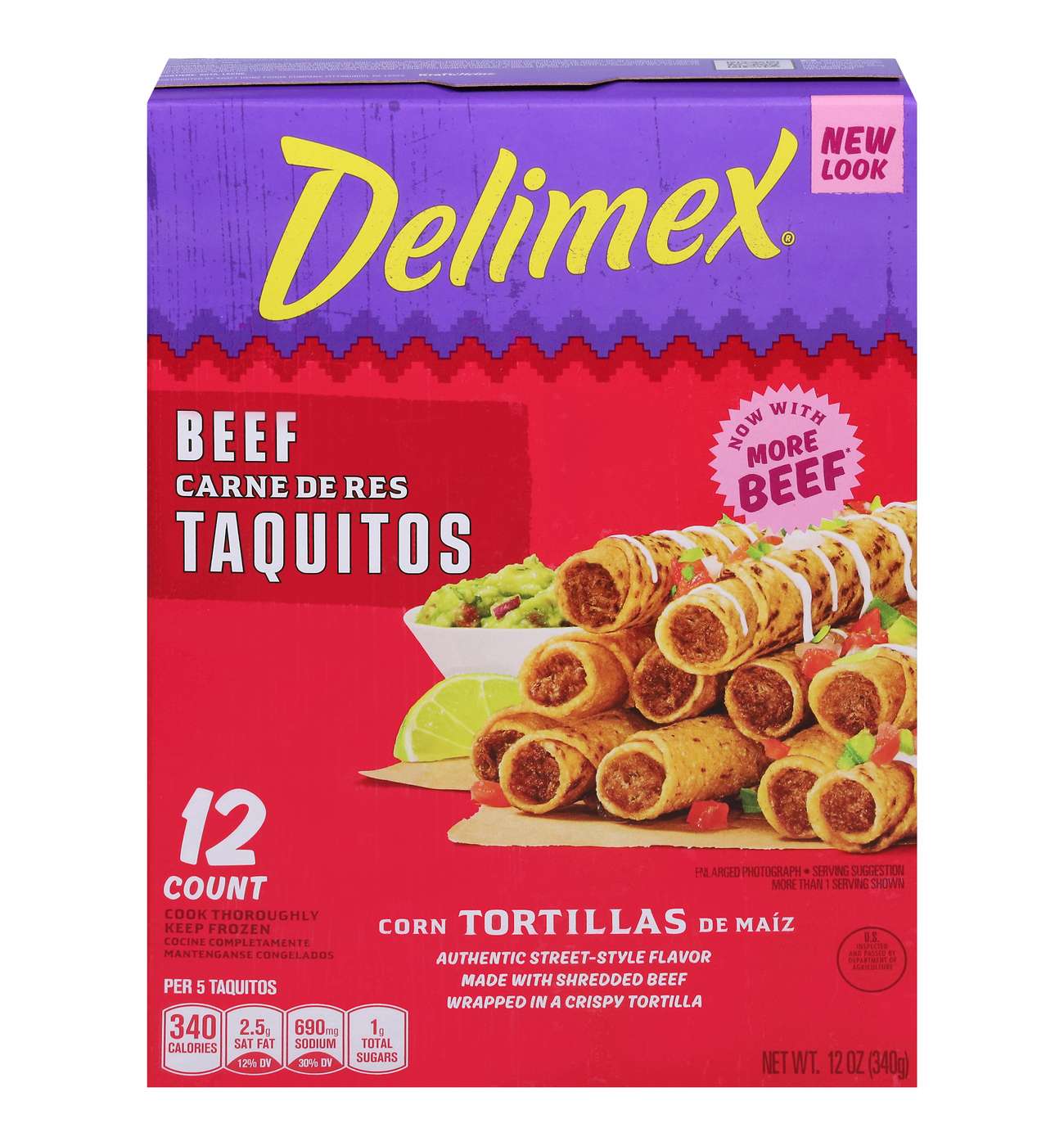 Delimex Beef Corn Taquitos; image 11 of 14